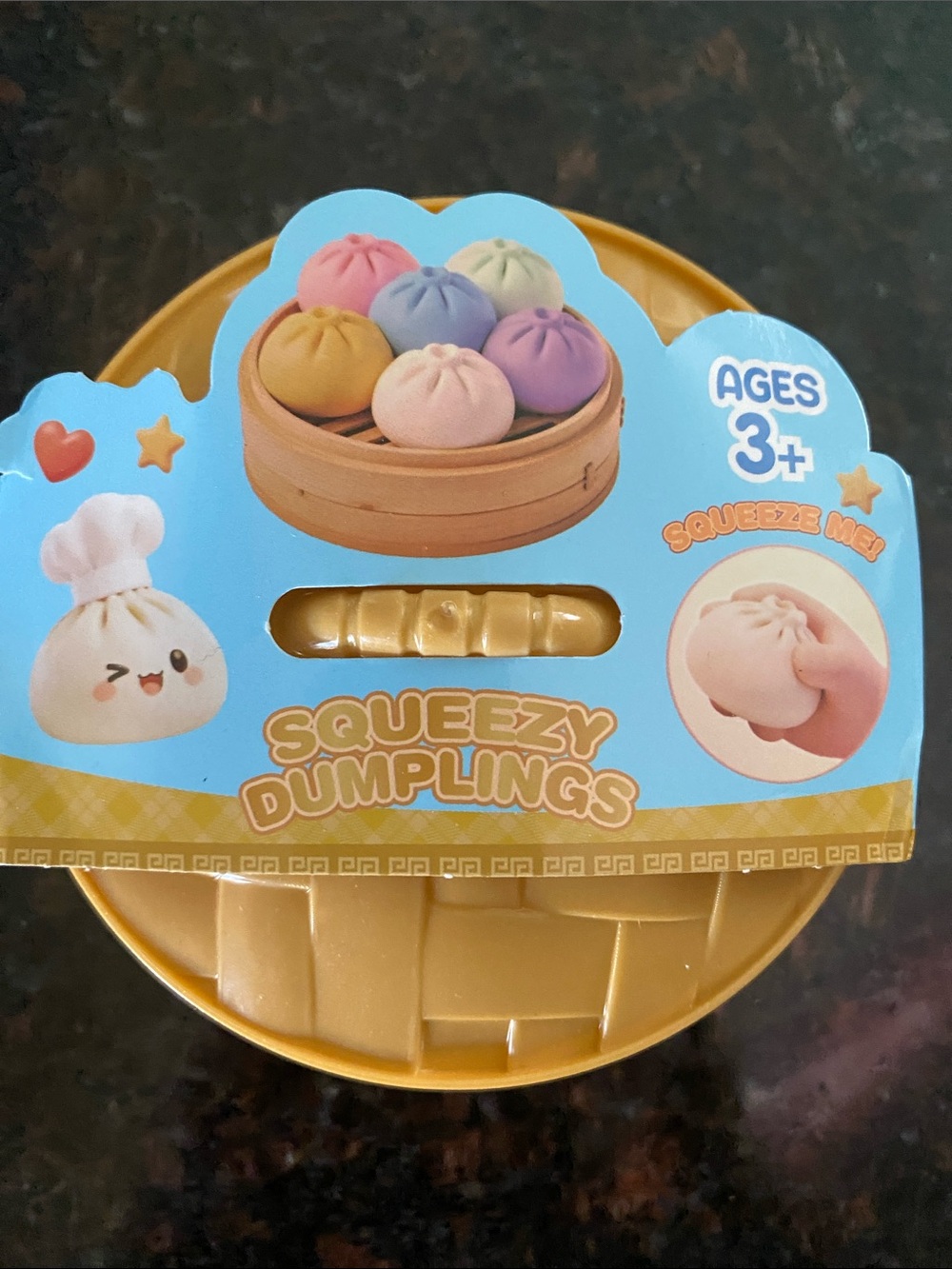 Large Slow Rise Glitter Squish Dumpling 🥟